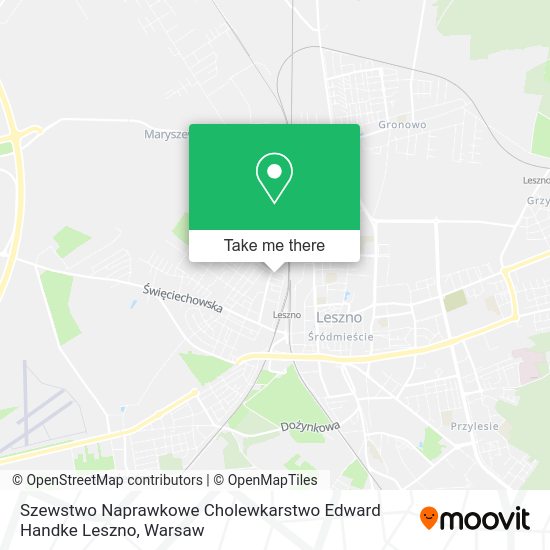 Szewstwo Naprawkowe Cholewkarstwo Edward Handke Leszno map