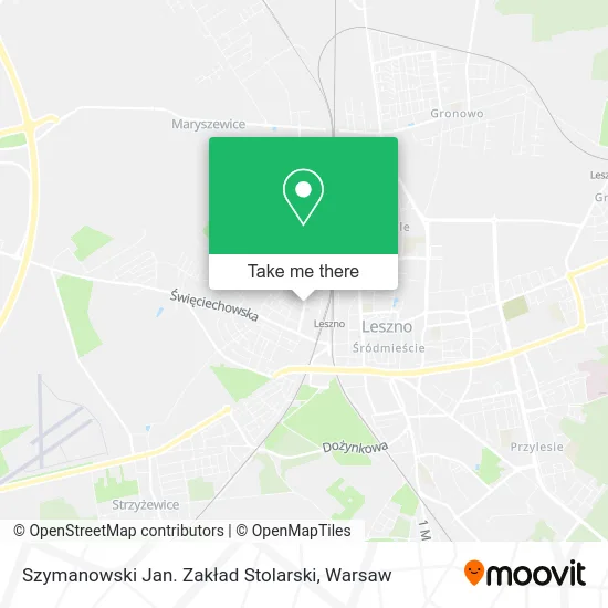 Szymanowski Jan. Zakład Stolarski map