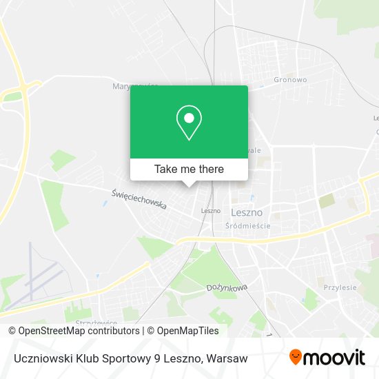 Uczniowski Klub Sportowy 9 Leszno map