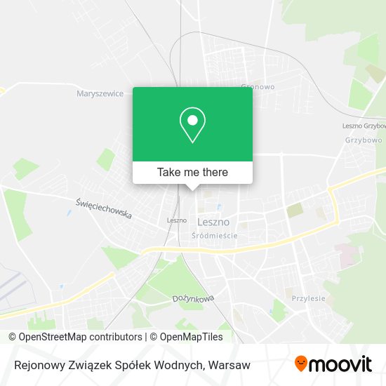 Rejonowy Związek Spółek Wodnych map