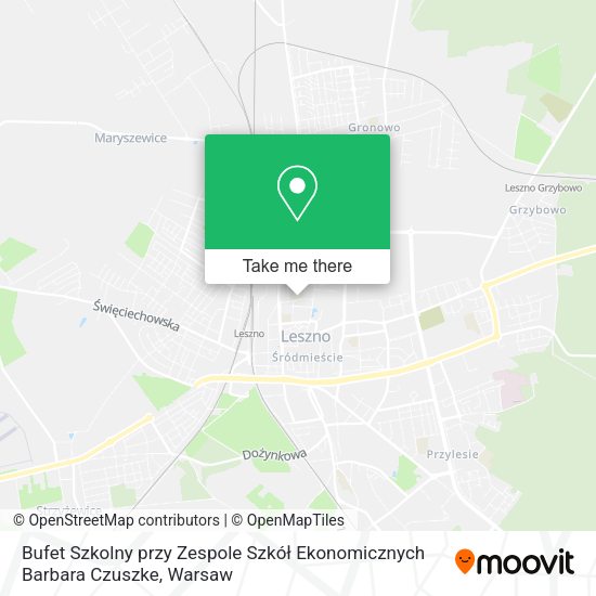 Bufet Szkolny przy Zespole Szkół Ekonomicznych Barbara Czuszke map