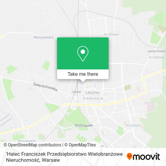 'Halec Franciszek Przedsiębiorstwo Wielobranżowe Nieruchomość map