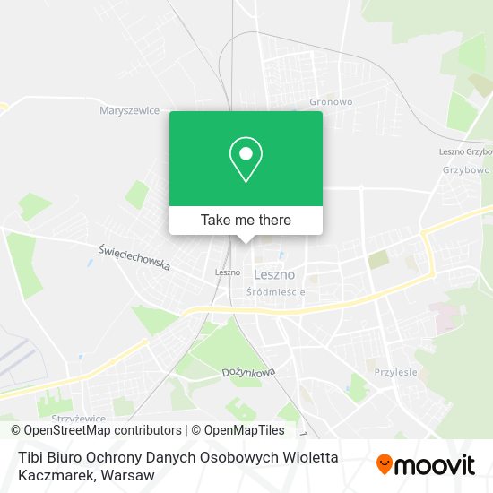 Tibi Biuro Ochrony Danych Osobowych Wioletta Kaczmarek map