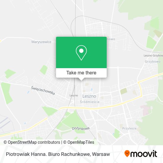 Piotrowiak Hanna. Biuro Rachunkowe map