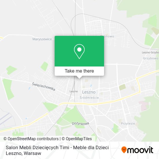 Salon Mebli Dziecięcych Timi - Meble dla Dzieci Leszno map