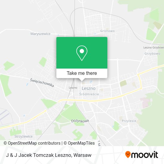 J & J Jacek Tomczak Leszno map