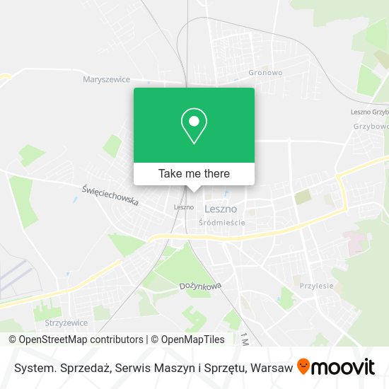 System. Sprzedaż, Serwis Maszyn i Sprzętu map