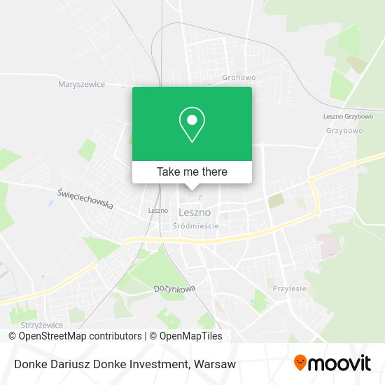 Donke Dariusz Donke Investment map