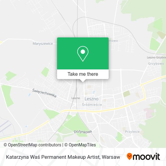 Katarzyna Waś Permanent Makeup Artist map