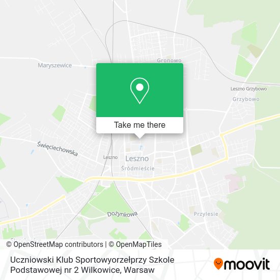 Uczniowski Klub Sportowyorzełprzy Szkole Podstawowej nr 2 Wilkowice map