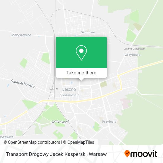 Transport Drogowy Jacek Kasperski map