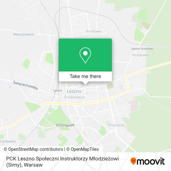 PCK Leszno Społeczni Instruktorzy Młodzieżowi (Simy) map