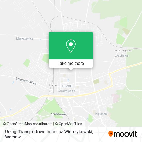 Usługi Transportowe Ireneusz Wietrzykowski map