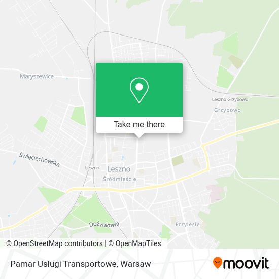 Pamar Uslugi Transportowe map