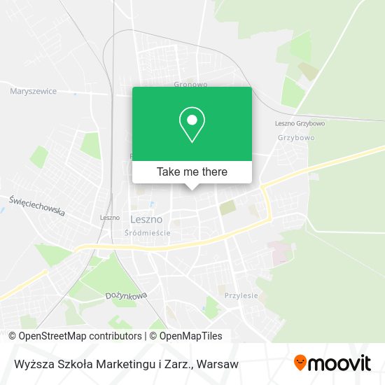 Wyższa Szkoła Marketingu i Zarz. map