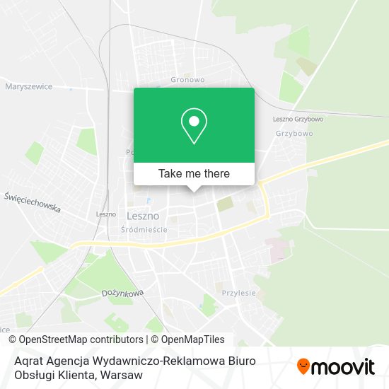 Aqrat Agencja Wydawniczo-Reklamowa Biuro Obsługi Klienta map