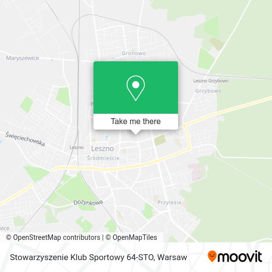 Stowarzyszenie Klub Sportowy 64-STO map