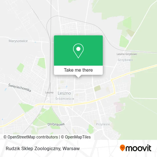 Карта Rudzik Sklep Zoologiczny