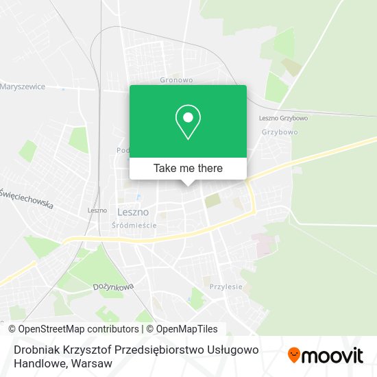 Drobniak Krzysztof Przedsiębiorstwo Usługowo Handlowe map