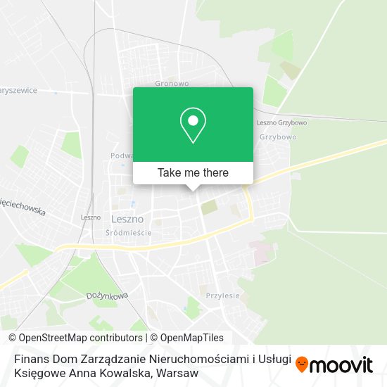 Finans Dom Zarządzanie Nieruchomościami i Usługi Księgowe Anna Kowalska map