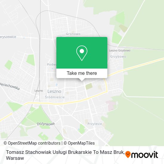 Tomasz Stachowiak Usługi Brukarskie To Masz Bruk map