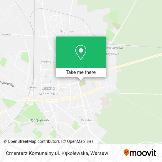 Cmentarz Komunalny ul. Kąkolewska map