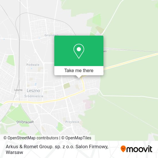 Arkus & Romet Group. sp. z o.o. Salon Firmowy map