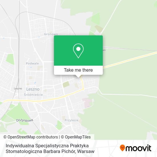 Indywidualna Specjalistyczna Praktyka Stomatologiczna Barbara Pichór map