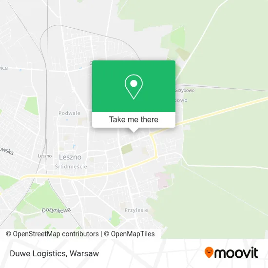 Карта Duwe Logistics