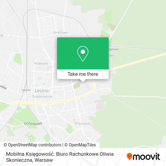 Mobilna Księgowość. Biuro Rachunkowe Oliwia Skonieczna map