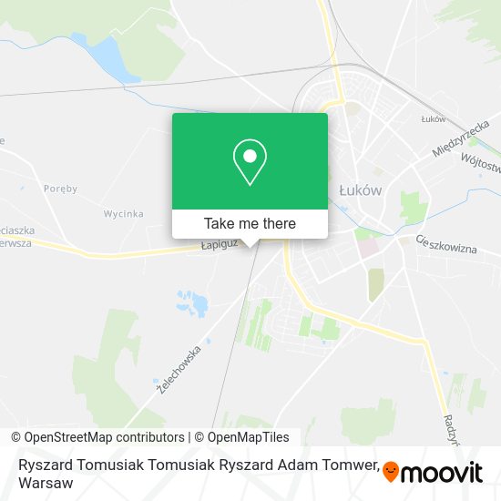 Ryszard Tomusiak Tomusiak Ryszard Adam Tomwer map