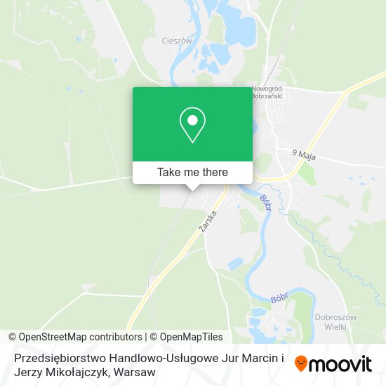 Przedsiębiorstwo Handlowo-Usługowe Jur Marcin i Jerzy Mikołajczyk map