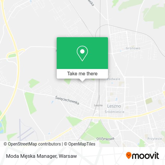 Moda Męska Manager map