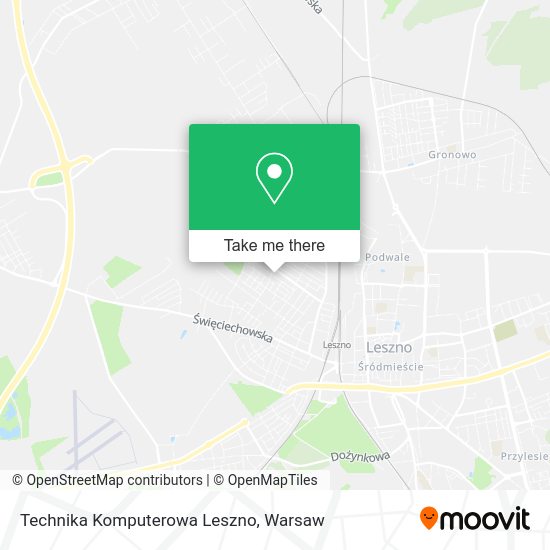 Technika Komputerowa Leszno map