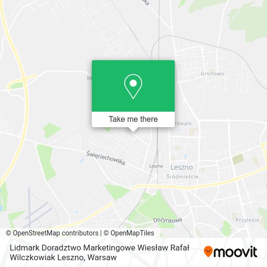 Lidmark Doradztwo Marketingowe Wiesław Rafał Wilczkowiak Leszno map