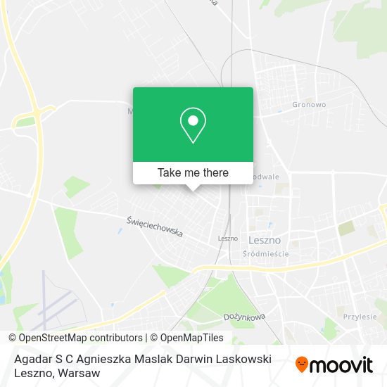 Agadar S C Agnieszka Maslak Darwin Laskowski Leszno map