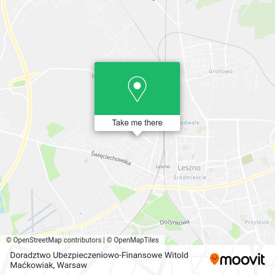 Doradztwo Ubezpieczeniowo-Finansowe Witold Maćkowiak map