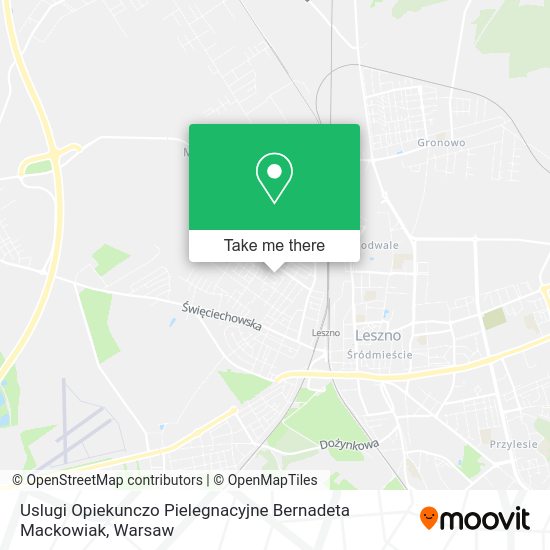 Uslugi Opiekunczo Pielegnacyjne Bernadeta Mackowiak map