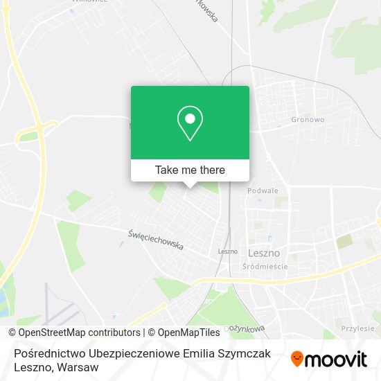 Pośrednictwo Ubezpieczeniowe Emilia Szymczak Leszno map