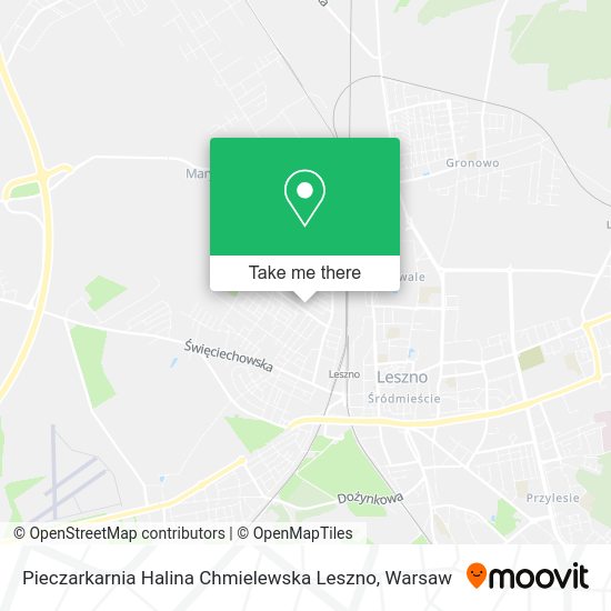 Карта Pieczarkarnia Halina Chmielewska Leszno