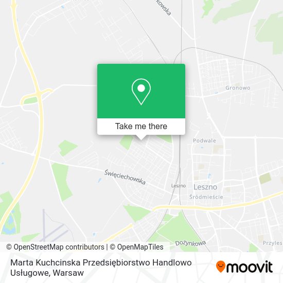 Marta Kuchcinska Przedsiębiorstwo Handlowo Usługowe map