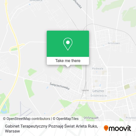 Gabinet Terapeutyczny Poznaję Świat Arleta Ruks map