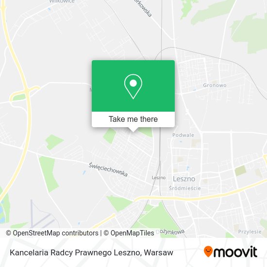 Kancelaria Radcy Prawnego Leszno map