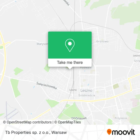 Карта Tb Properties sp. z o.o.