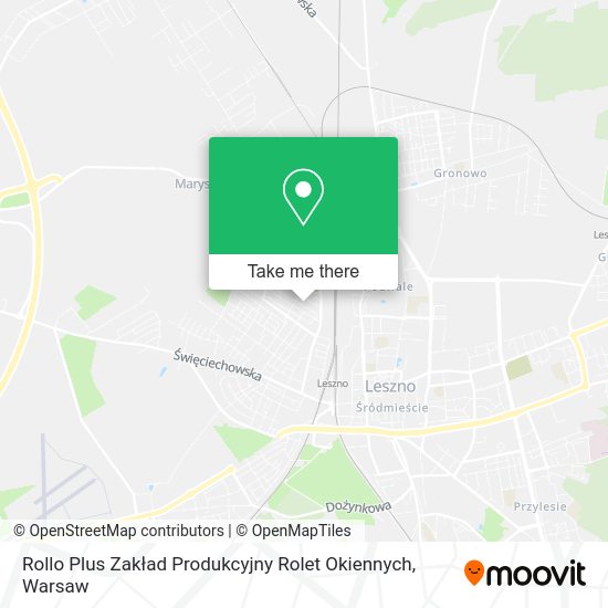 Rollo Plus Zakład Produkcyjny Rolet Okiennych map