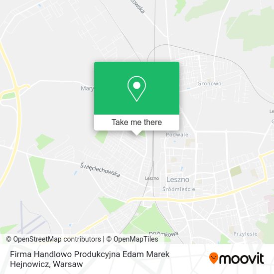 Firma Handlowo Produkcyjna Edam Marek Hejnowicz map