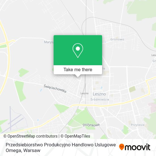 Przedsiebiorstwo Produkcyjno Handlowo Uslugowe Omega map