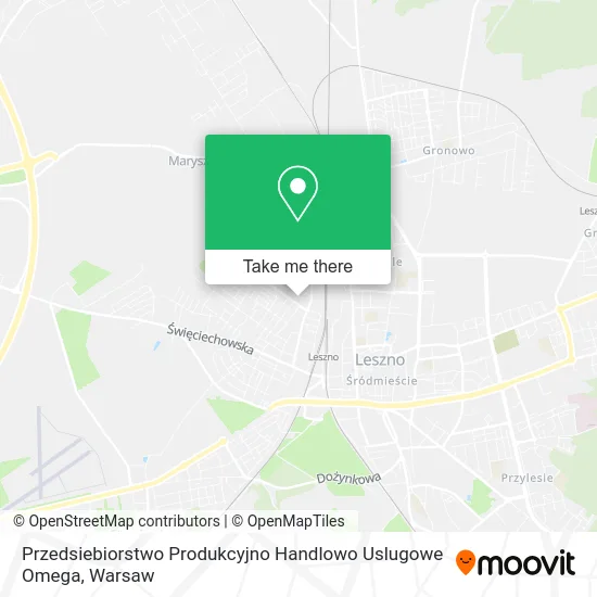 Карта Przedsiebiorstwo Produkcyjno Handlowo Uslugowe Omega