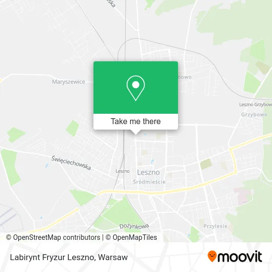 Карта Labirynt Fryzur Leszno