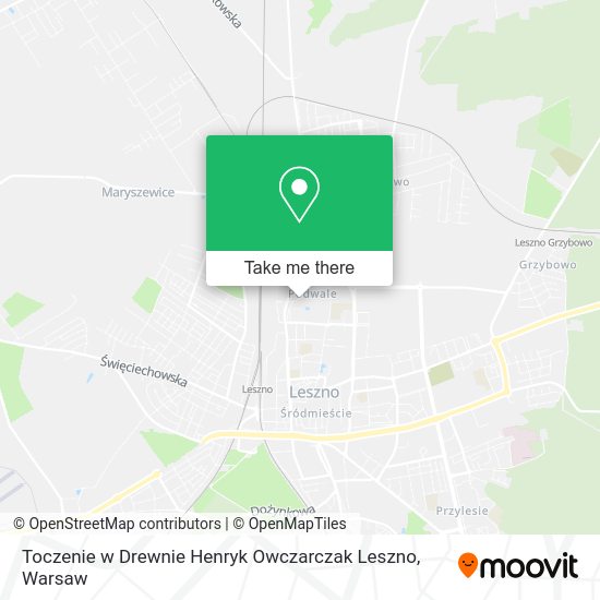 Карта Toczenie w Drewnie Henryk Owczarczak Leszno